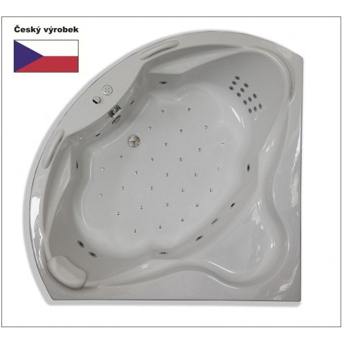 ARTTEC EXCLUSIVE massage FLAT 150x150 Hydro a air masážní akrylátová vana PAN00777