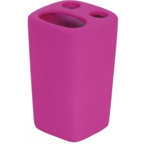 ARTTEC Kelímek na kartáčky a pastu - HAITI - keramika - raspberry MSV00176