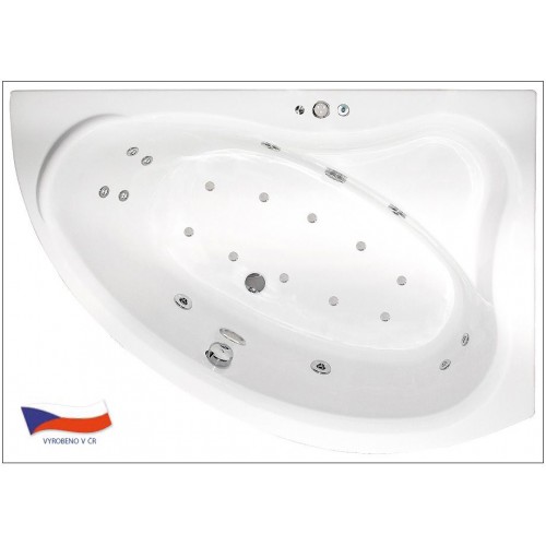 ARTTEC LUXUS MASSAGE 150x90 pravá Luxusní hydromasážní vana PAN00720