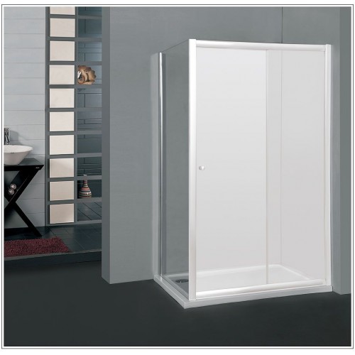 ARTTEC P-10 chrome clear Pevná stěna ke koutu Klasik a Briliant PAN00740