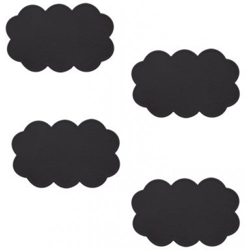ARTTEC Protiskluzové podložky do vany - set 4 ks - mrak - PVC - black MSV00352 ARTTEC Protiskluzové podložky do vany - set 4 ks - mrak - PVC - black MSV00352