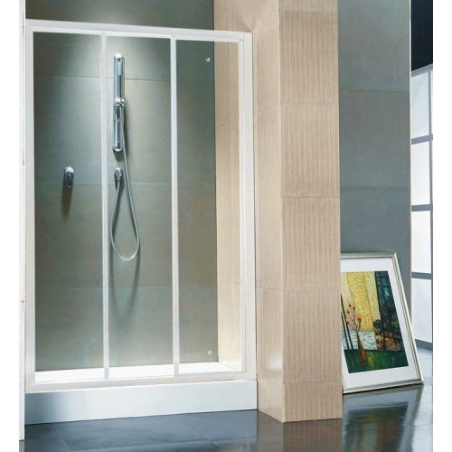 ARTTEC Natty 90 white chinchila Sprchové dveře do niky PAN00527