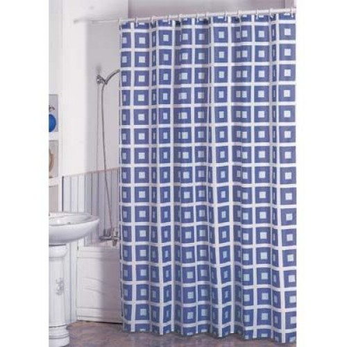 ARTTEC Sprchový závěs - 180x200 cm - polyester - squares MSV00583