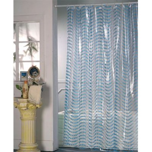 ARTTEC Sprchový závěs - 180x200 cm - PVC - blue pearls MSV00597