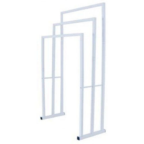 ARTTEC Stojan na ručníky - metal - 45x21x84 cm - white MSV00614