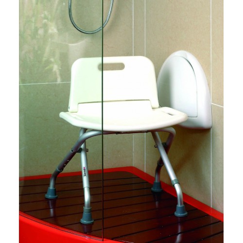 ARTTEC Stolička koupelnová s opěradlem - ALU + nylon MSV00623