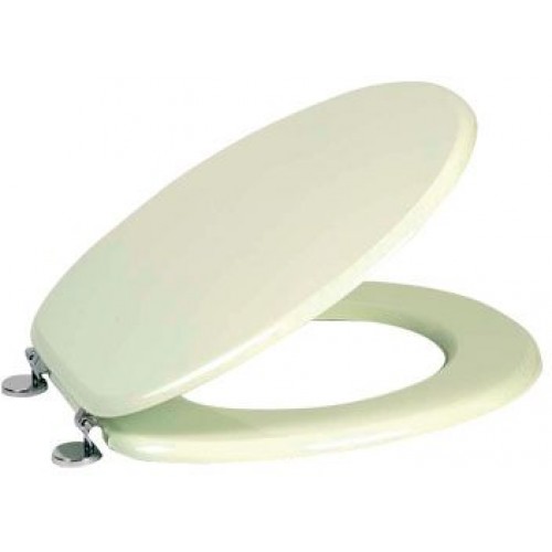 ARTTEC WC sedátko - MDF - 42,5x36,5x1,6 cm - nerez panty - almond green MSV00637