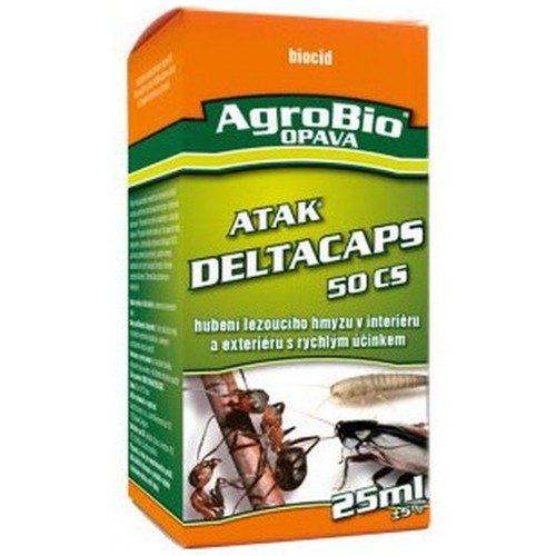 AgroBio ATAK Deltacaps 50 CS hubení lezoucího hmyzu v interiérech, 25 ml 002150