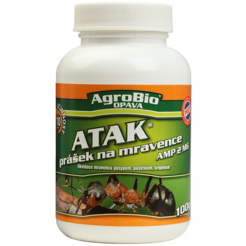 AgroBio ATAK AMP 2 MG Prášek na mravence, 100 g 002136 AgroBio ATAK AMP 2 MG Prášek na mravence, 100 g 002136