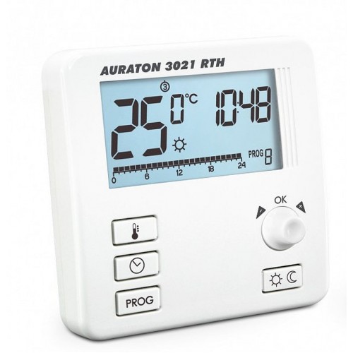 AURATON 3021 R Bezdrátový programovatelný termostat s podsvíceným displejem