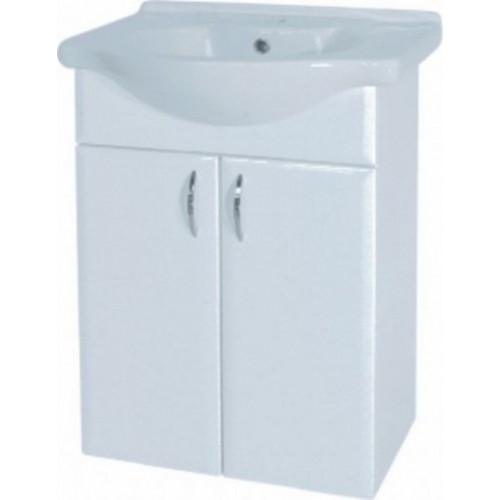 INTEDOOR AZZURRA spodní koupelnová skříňka s keramickým umyvadlem AZ55Z/63