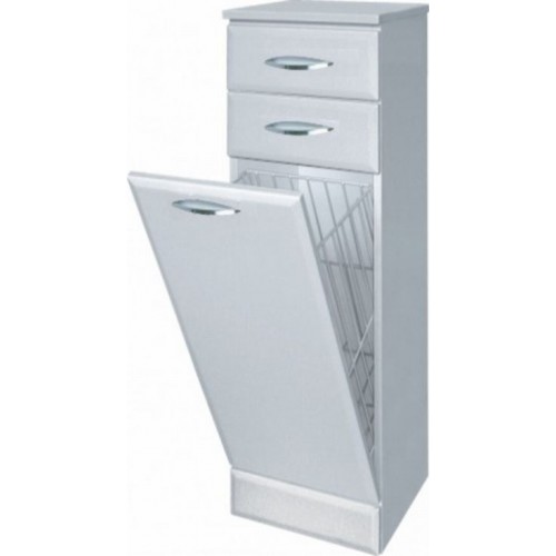 INTEDOOR AZZURRA střední koupelnová skříňka na soklu AZSS35K/63