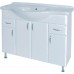 INTEDOOR AZZURRA spodní koupelnová skříňka 90 cm, s umyvadlem 95 cm, bílá AZ95N/01