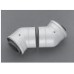 Junkers AZB 608/1 Koleno 2x45o, průměr 80/125 mm 7719002767