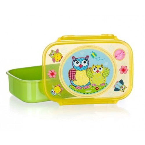 BANQUET OWLS Svačinový box Green 17,5x12cm 12651000G BANQUET OWLS Svačinový box Green 17,5x12cm 12651000G
