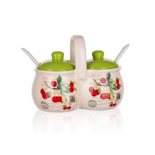 BANQUET 2d dóza se lžičkami Cherry OK 60ZF1097CH