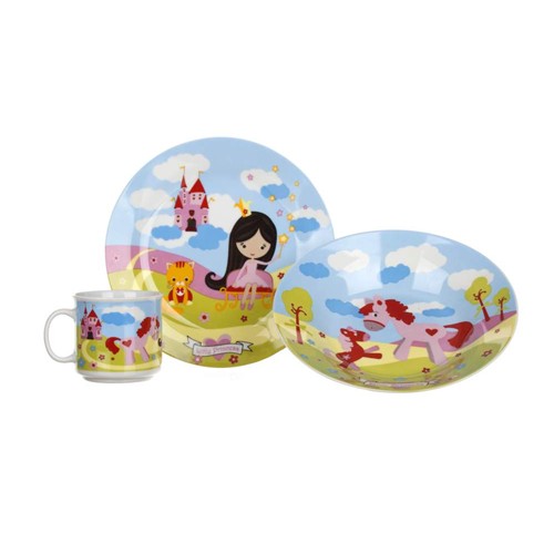 BANQUET LITTLE PRINCES Dětská jídelní sada 3 ks 60YDDS03J BANQUET LITTLE PRINCES Dětská jídelní sada 3 ks 60YDDS03J