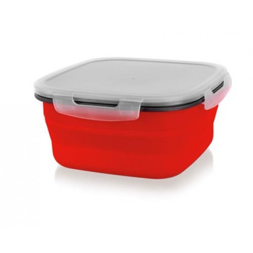 BANQUET Silikonová miska skládací s víčkem 1900ml, CULINARIA RED 3126610R