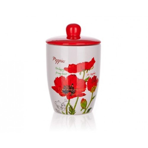 BANQUET Dóza s víčkem 600ml Red Poppy OK 60ZF1131RP