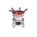 BANQUET 6dílný fondue set na čokoládu Choco Dark 17AA1201-A