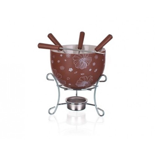 BANQUET 6dílný fondue set na čokoládu Choco Blossoms 17AA1203-A