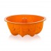 BANQUET Silikonová bábovka s reliéfem 25x9 cm Culinaria orange 3120020O