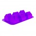 BANQUET Silikonová forma 6ks domečky 29,5x17,5x6 cm Culinaria violet 3120165V