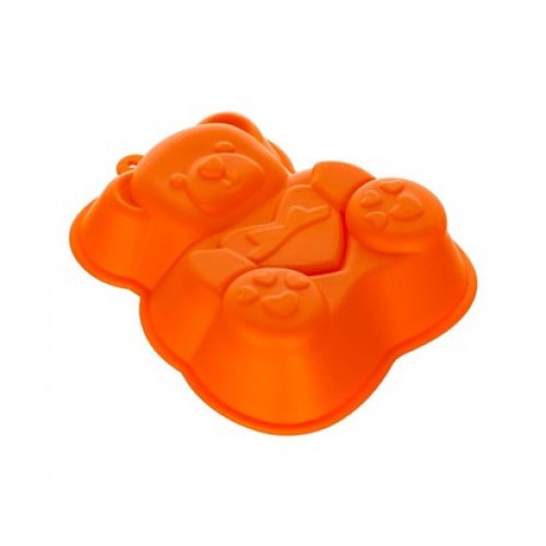 BANQUET Silikonová forma medvídek 14,2x12,3x3,5 cm CULINARIA orange 3122050O