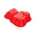 BANQUET Silikonová forma medvídek 14,2x12,3x3,5 cm CULINARIA red 3122050R