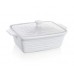 BANQUET Zapékací forma obdélníková s víkem 28x18cm Culinaria White 60ZF09