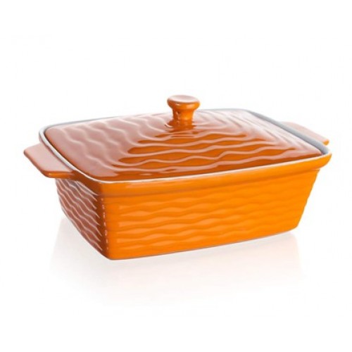 BANQUET Zapékací forma obdélníková s víkem 33x21cm Culinaria Orange 60ZF10