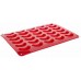 BANQUET Silikonová forma - rohlíčky 30 ks, 35x25x1,3 cm, CULINARIA red