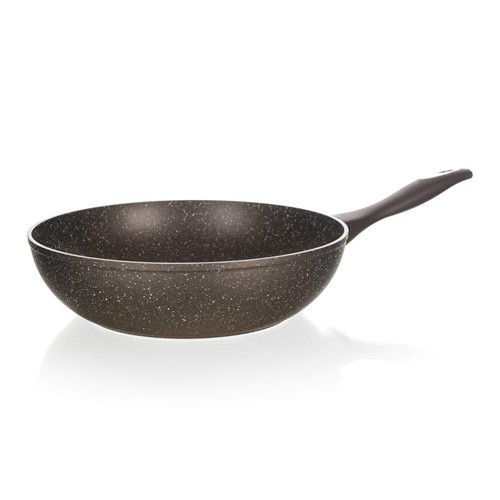BANQUET GRANITE Pánev WOK s nepřílnavým povrchem Dark Brown 28 cm 40050728B