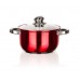 BANQUET Hrnec s poklicí 18cm, 2,8L Maestro Red 48HF09RC18
