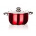 BANQUET Hrnec s poklicí 24cm, 5,7L Maestro Red 48HF09RC24