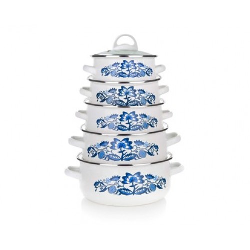 BANQUET 10d sada smaltovaného nádobí ONION 1310SM142