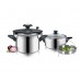 BANQUET 7-dílná sada tlak.hrnců 6+4 L INTEGRA 23DSS2240-60
