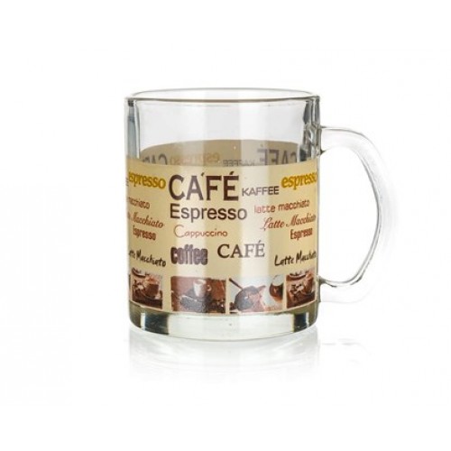 BANQUET Hrnek Odense 330ml dek.káva I assort 04M223111