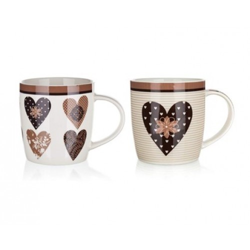 Banquet Hrnek CHOCO HEARTS 360 ml 60220007 Banquet Hrnek CHOCO HEARTS 360 ml 60220007