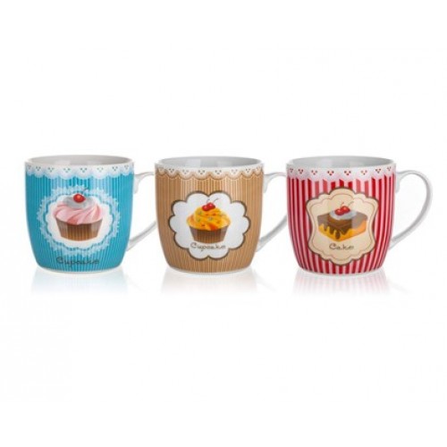 BANQUET Hrnek MUFFINS 340 ml, assorted 60220023 BANQUET Hrnek MUFFINS 340 ml, assorted 60220023
