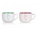 BANQUET Jumbo hrnek HEARTS 580 ml, assorted 60220031