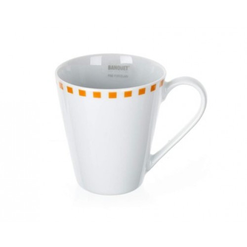 BANQUET Hrnek 290ml CUBITO ORANGE 60AAW112202 BANQUET Hrnek 290ml CUBITO ORANGE 60AAW112202