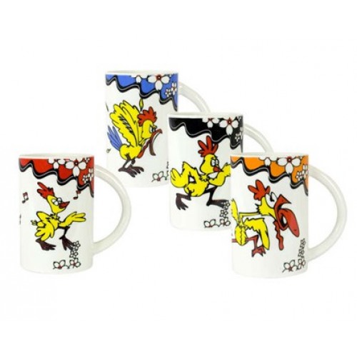 Hrnek Chicken Jazz assort. 60ZPX3144 Hrnek Chicken Jazz assort. 60ZPX3144