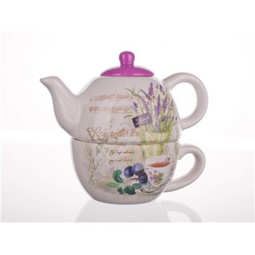 BANQUET LAVENDER Konvička se šálkem 60ZF1124-A BANQUET LAVENDER Konvička se šálkem 60ZF1124-A