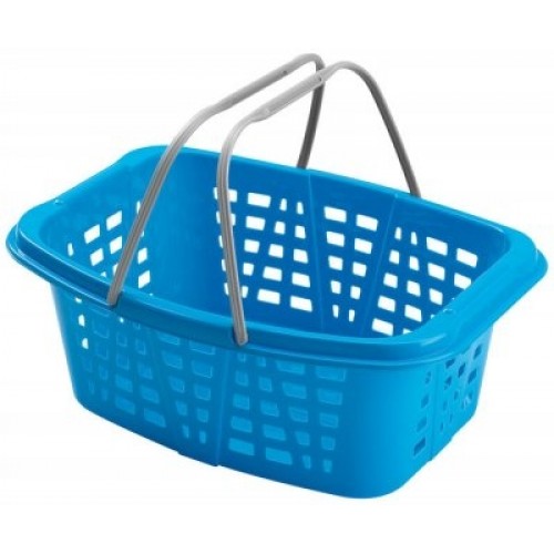 HEIDRUN koš na prádlo s rukojeti, 26l, modrý 348