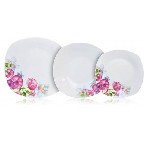 BANQUET DOLORES Sada talířů square, 18 ks 60311137 BANQUET DOLORES Sada talířů square, 18 ks 60311137