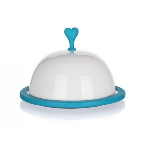 BANQUET Servírovací podnos s poklopem 15cm COLOR PLUS BLUE 60338021B