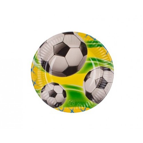 PROCOS Talíř papírový dia 19,5cm, 8KS Soccer Celebration 4484132 PROCOS Talíř papírový dia 19,5cm, 8KS Soccer Celebration 4484132