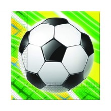 PROCOS Ubrousky 2-vrstvé 33x33 cm, 20 KS Soccer Celebration 4484051
