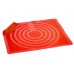 BANQUET Silikonový vál 60x50 cm Culinaria Red,váha 400 g, měřítkový relief 3124042R